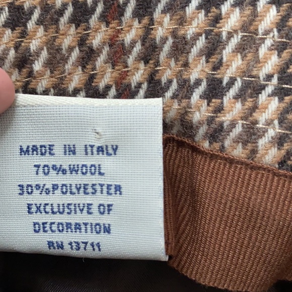 Houndstooth Wool Hat - Picture 5 of 6